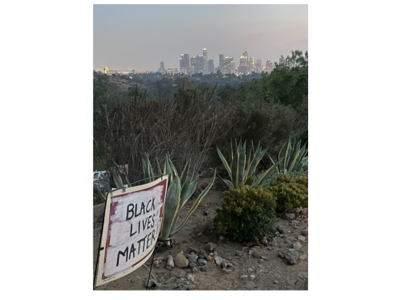 BLM sign at elysian Park 600